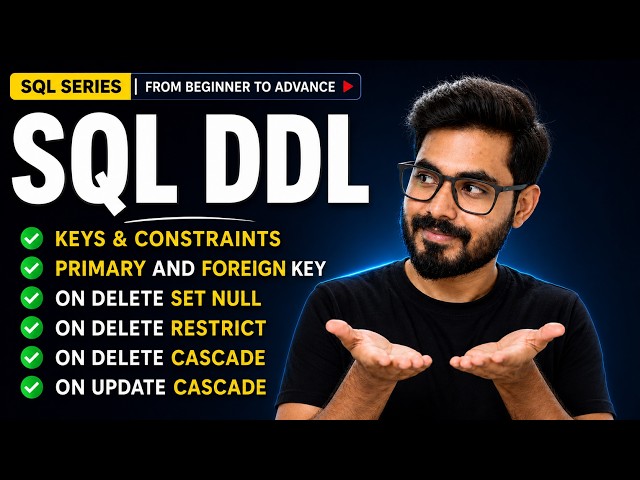 SQL Constraints, Foreign Keys, ON DELETE & ON UPDATE Explained | DDL CREATE TABLE video part 2