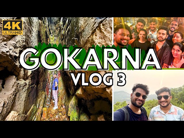 Gokarna Trip Vlog | Jatayu Teerth | Om Beach | Namaskar Cafe - Day 1 (Part 2) in Gokarna #harshkhare