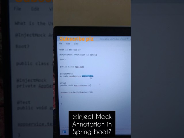 Top Java Interview Questions & Answers 2026 🚀 | @InjectMocks Annotation in Spring Boot Explained |