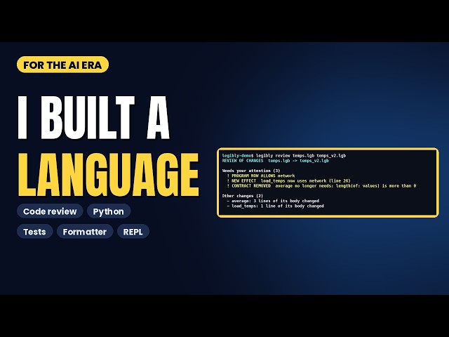 I Built a Programming Language for READING Code in the Age of AI (No AI Inside)