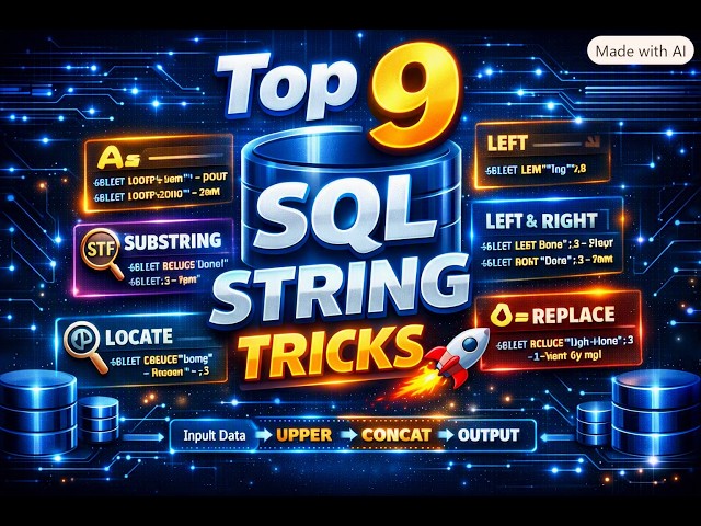 “Top 9 SQL String Functions You Must Know!”