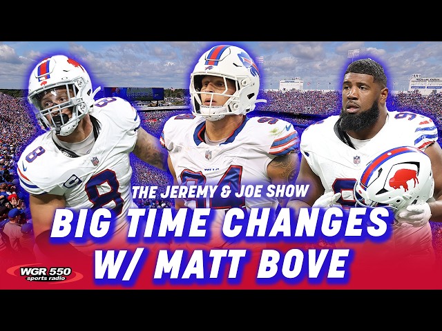 Matthew Bove on Bills Changing Defense, Landon Jackson & more | The Jeremy and Joe Show