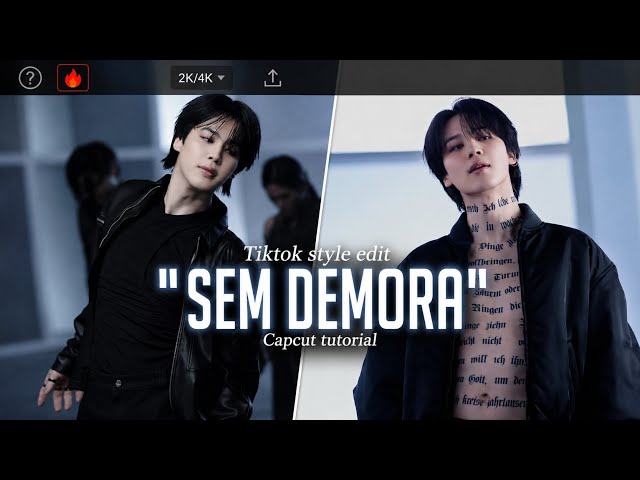 "SEM DEMORA" - KPOP TIKTOK TREND CAPCUT TUTORIAL || PARK JIMIN || BTS || EXPLORE || TRENDING || FYP