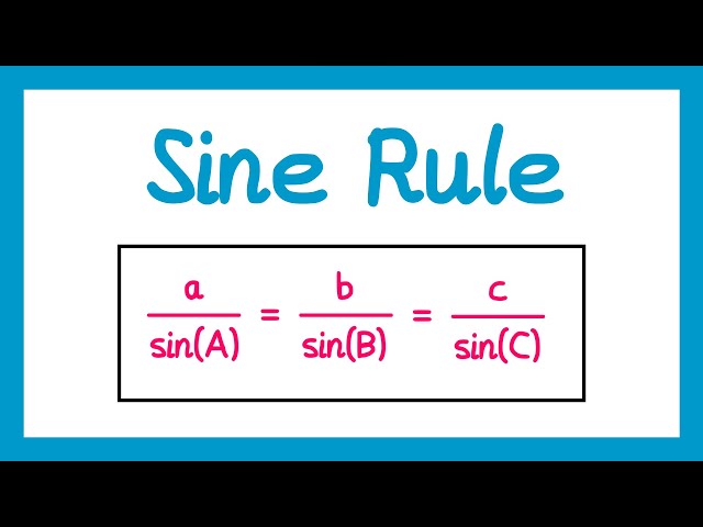 The Sine Rule - GCSE Higher Maths