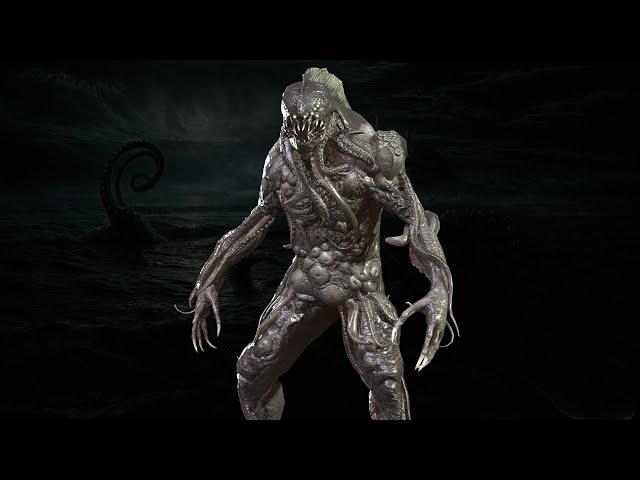 UPBGE -  Death In Space Mutant 3D Model Z8 Ready   @joyack3d