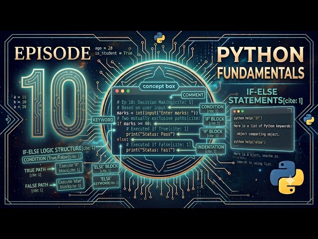 Python Control Flow: The 'If-Else' Backup Plan! | Python for Beginners Ep 10