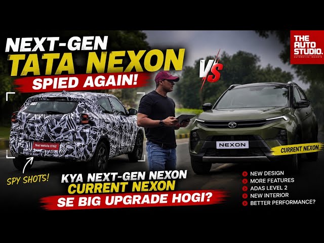 🔥 Next-Gen Tata Nexon 2027 AGAIN SPIED! 😱 New Design & BIG Upgrades — Kya Milega? #tatanexon