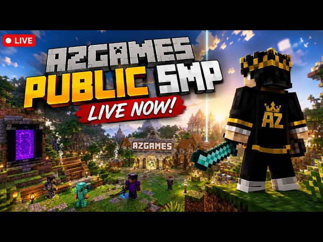 🔴 MINECRAFT PUBLIC SMP — LIVE!