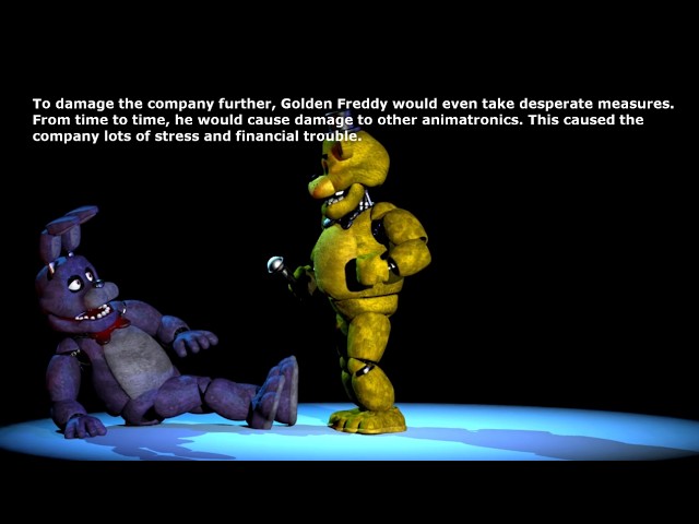 What if Golden Freddy became the TRUE villain of FNAF? (Part 1)