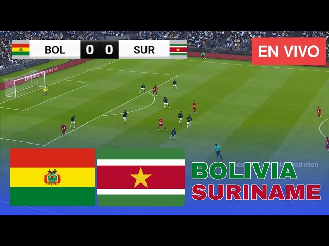 Bolivia vs Surinam Repechaje Mundial 2026 Partido Simulación PES 21