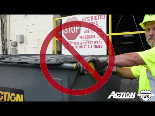 How to Properly Empty a Rear Load Container