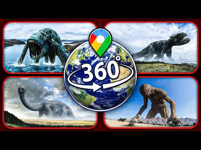 TOP 9: Terrifying Monsters Spotted on Google Earth — VR 360°