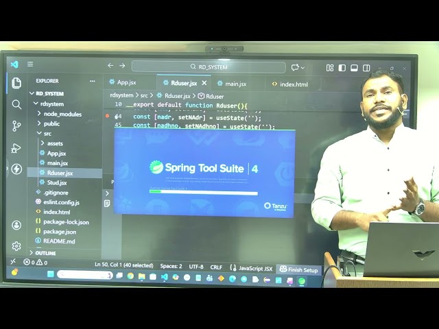 Project Session 1: Intorduction | (RD) Management System | Spring Boot REST API | PostgreSQL | React