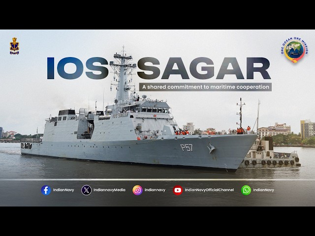 IOS SAGAR II FLAG IN CEREMONY II Indian Navy marked the successful culmination of IOS SAGAR