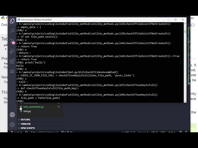 Python pdb demonstration