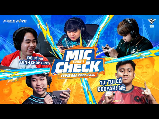 MIC CHECK WEEK 1: P Esports Vietnam kicks off with a masterclass Booyah! | FFWS SEA 2026 FALL