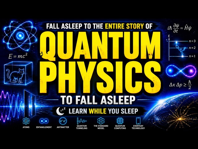 💥 FALL ASLEEP TO THE ENTIRE STORY OF QUANTUM PHYSICS  LEARN WHILE YOU SLEEP
