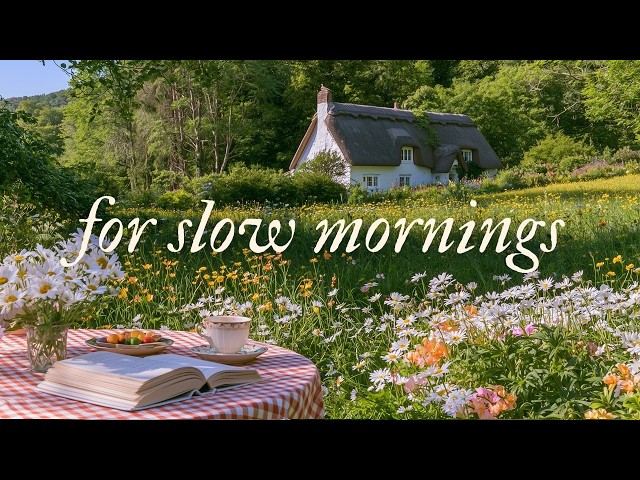 dreamy vibes for slow mornings 🌷 relaxing piano music for study, working & slow living