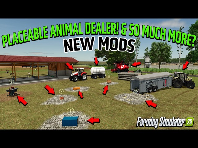 QUALITY OF LIFE MODS & MORE?! NEW MODS / 23 UPDATES (GUIDE/REVIEW) Farming Simulator25