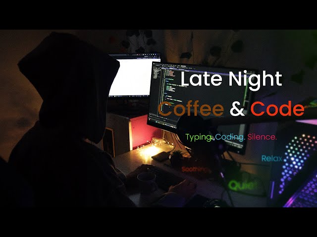 [ASMR] Coding in Silence with Coffee ☕ | Relaxing Keyboard Sounds