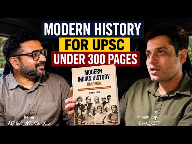 No need to read 1000+ pages anymore | Modern History Handbook for UPSC