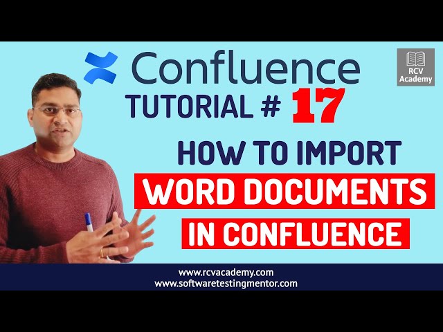 Confluence Tutorial #17 - How to Import Word Documents into Confluence