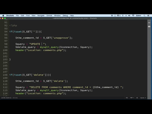 130 Approving and unapproving comments   PHP Full Course 2021