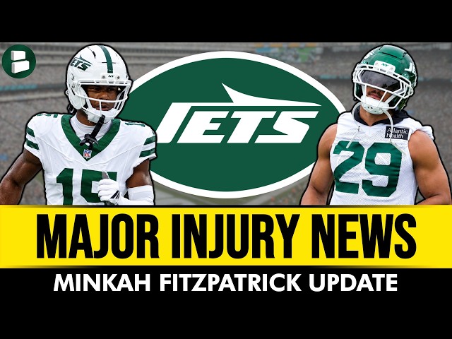 🚨JUST IN: Major New York Jets Injury News + NEW Minkah Fitzpatrick Injury Update
