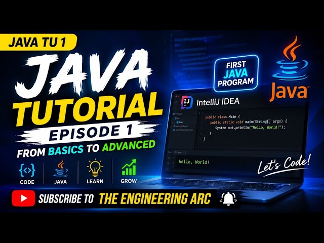 Java Tutorial 1|| First program ||for beginners best java tutorial ||easy explanation 