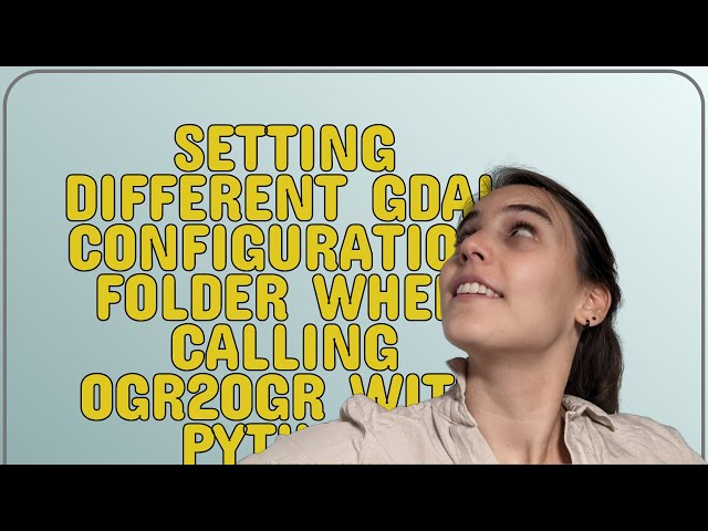Gis: Setting different GDAL configuration folder when calling ogr2ogr with Python subprocess
