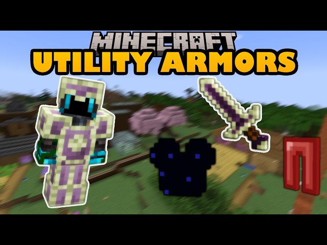 Utility Armors And Tools - MOD SHOWCASE - MINECRAFT