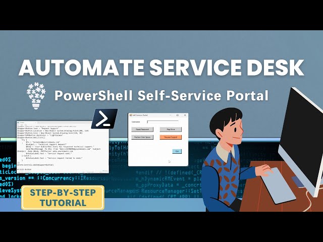 Build a PowerShell Self-Service Portal for IT Support // Scripting Tutorial