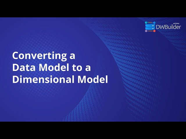 Converting a Data Model to a Dimensional Model in Astera DW Builder