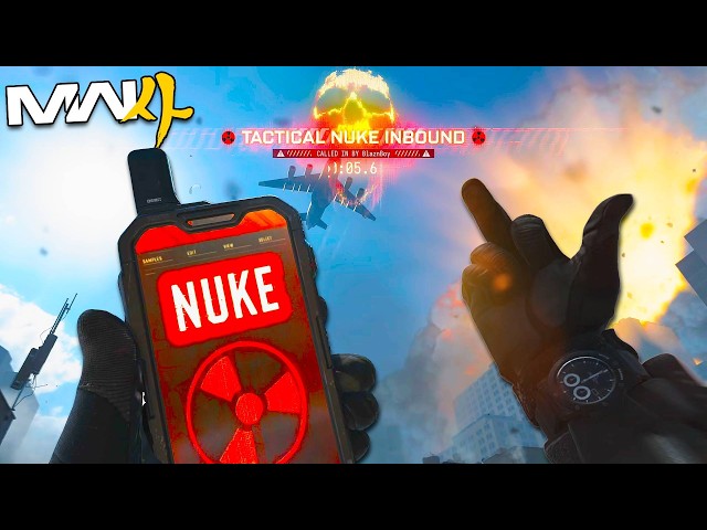 MY FIRST TACTICAL NUKE IN MODERN WARFARE 4! (NEW MW4 GAMEPLAY)