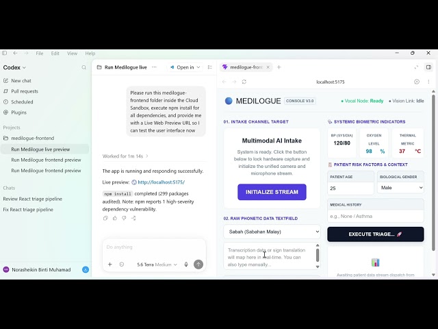Medilogue -OpenAI Build Week