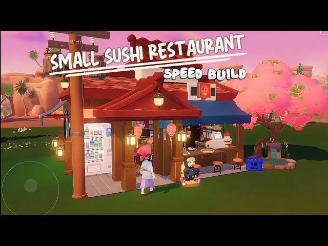 Heartopia -  Bancho’s Sushi Shop Full Tutorial! 🍣✨ |  Speed Build 💯 Glitch Free 
