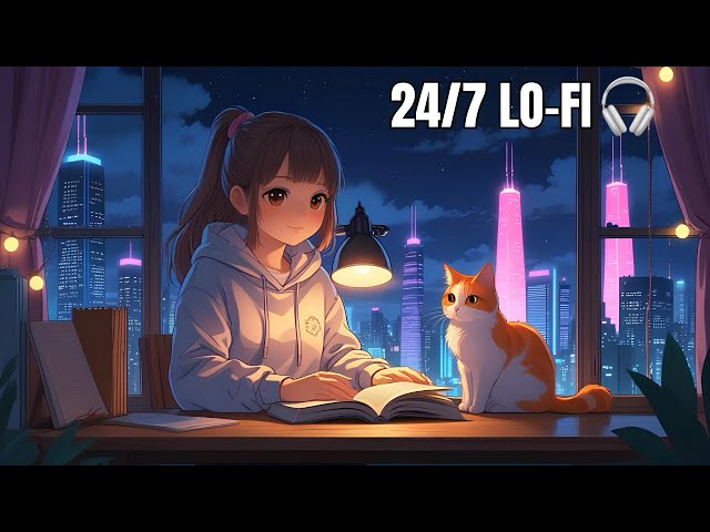Lo-Fi Chill Music 24/7 🎧 | Study, Relax & Focus Radio | Live Stream Music 2026