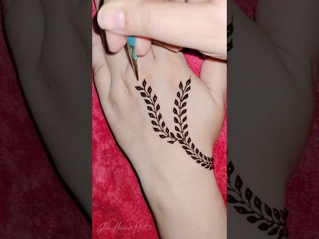 mehndi | mehandi | mehendi | mehandi design | simple mehndi design | back hand mehndi design‪