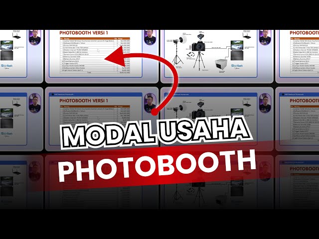 Modal Membuat Usaha Photobooth - Biaya dan Daftar Alat Yang Dibutuhkan Untuk Pemula Photo Booth