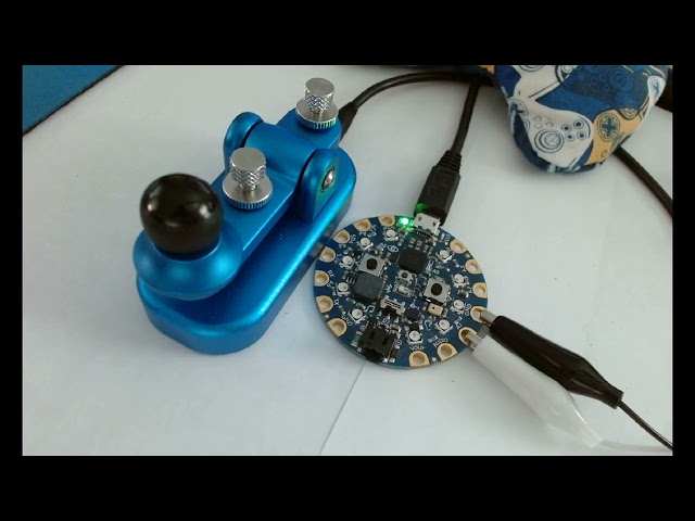 USB Morse Code Key with CircuitPlayground Bluefruit Learn Guide