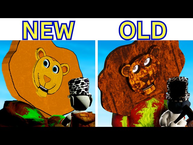 FNF New Best The Lion's Mouth Recreation !!  Old V2 vs New V3 (Myths of Tubbyland) Guardian vs Dipsy