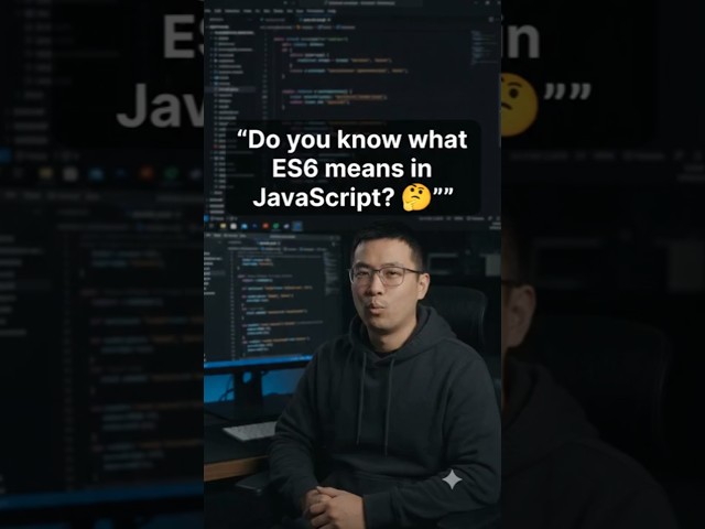 ES6 Explained in 20 Seconds 🤯 | What Changed in JavaScript? #javascriptmarathon #shorts