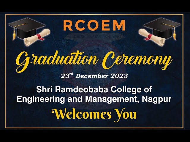Graduation Ceremony, RCOEM