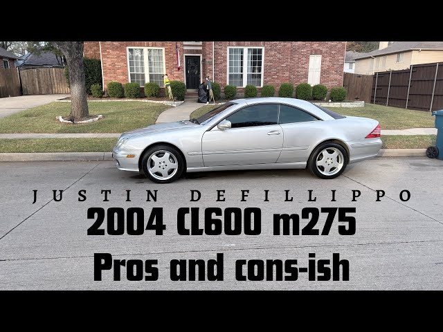 2004 Mercedes Benz CL 600 V12 Bi Turbo Pros and cons