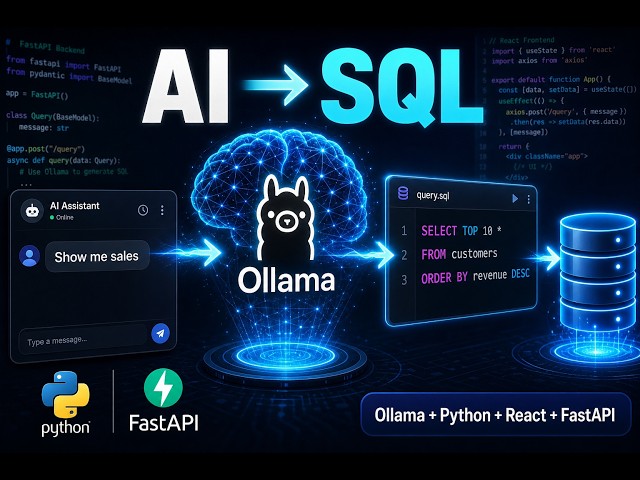 Build a Neural to SQL AI Agent with FastAPI, LangChain & Ollama | Natural Language to SQL