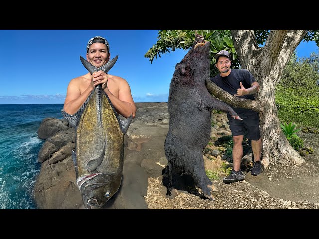 4 Days Spearfishing & Hunting Wild Boars in Rural Hawaii