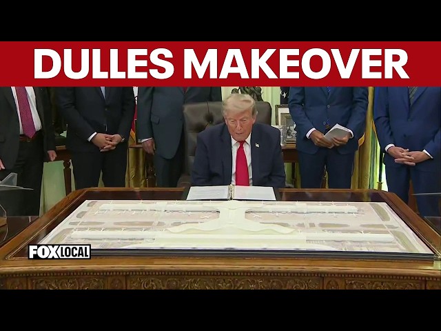 FULL: Pres. Trump announces renovation plan for Dulles Int'l Airport