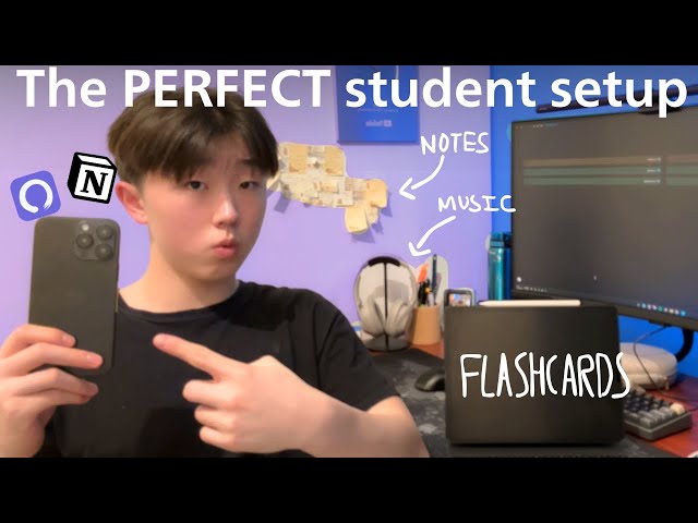 How to set up the PERFECT study space & phone to study effectively