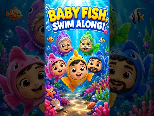 Baby Fish, Swim Along! 🐟🌊 | Fun Kids Song & Underwater Adventure | Shan Kids & Tech