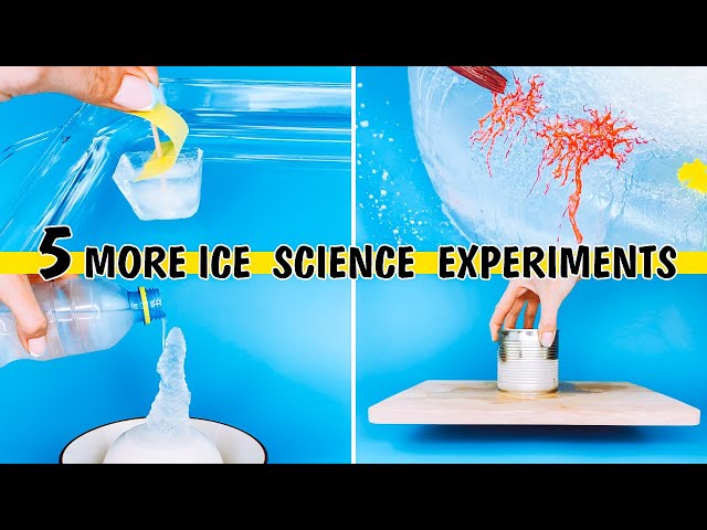 5 Easy Ice Science Experiments to Do at Home | Winter STEM Activities